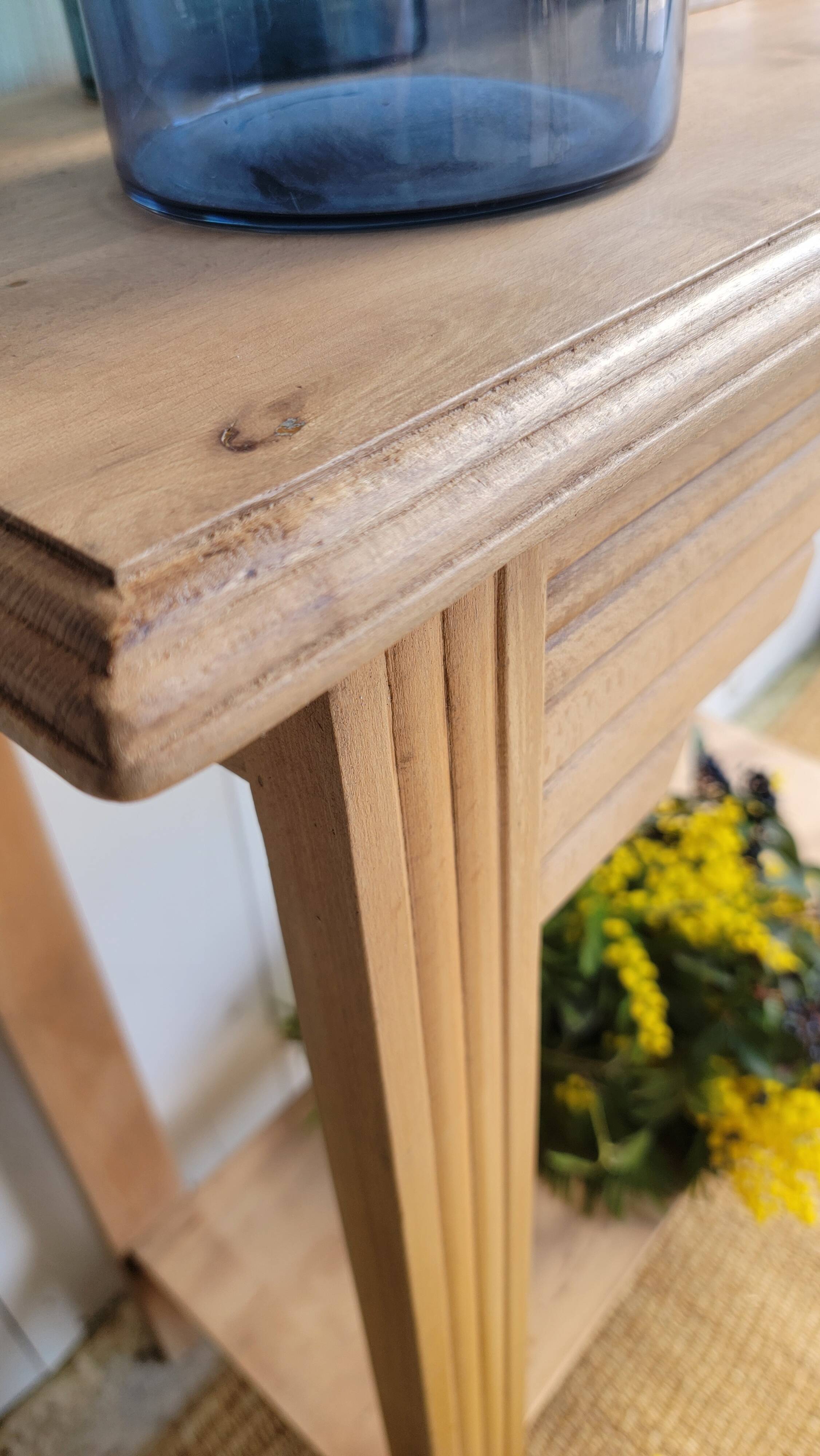 Old wooden console – Art Deco style