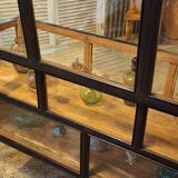Vitrine ancienne sur pieds