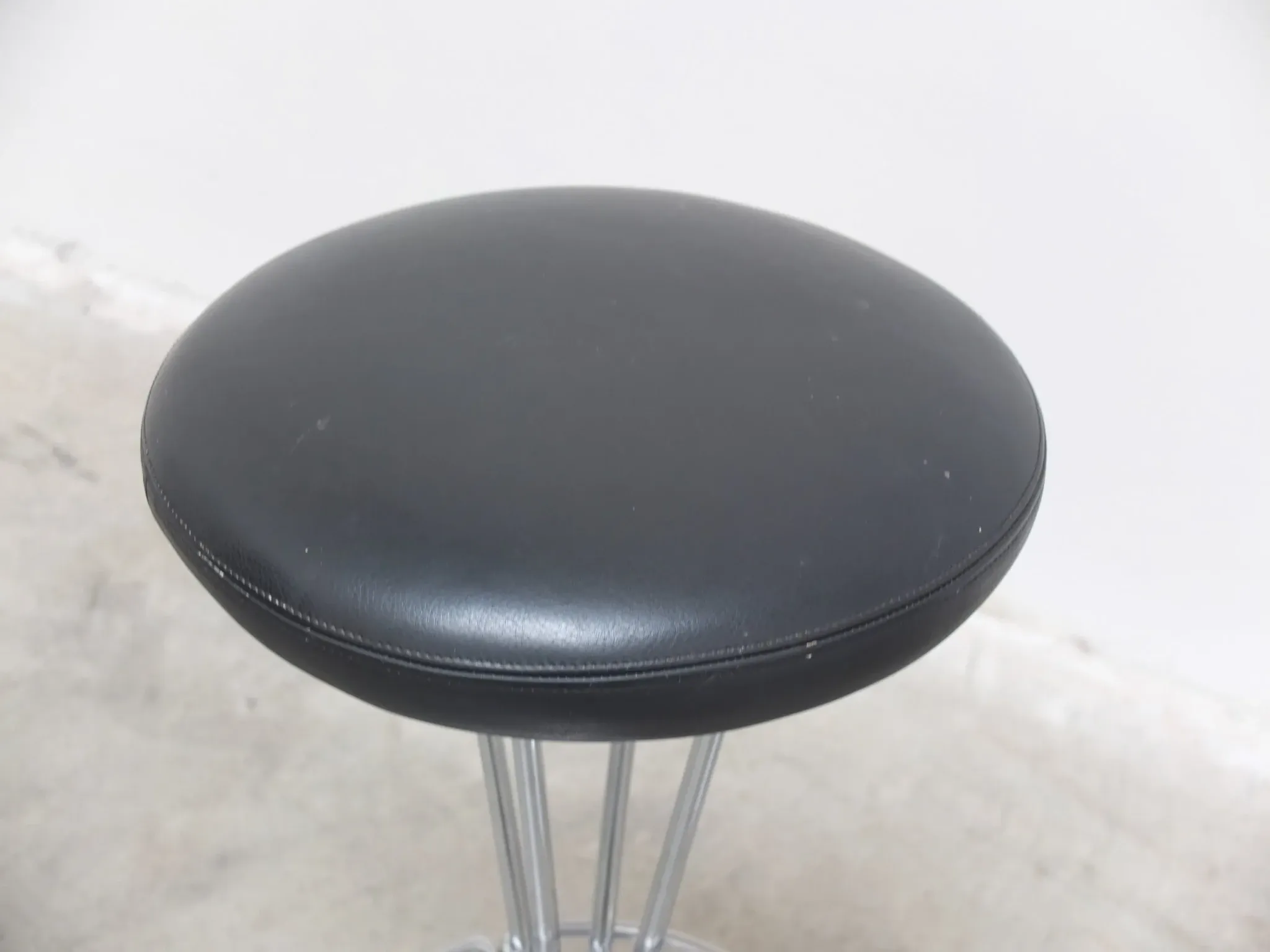 Danish modern pair of bar stools by Piet Hein for Fritz Hansen, 1960s