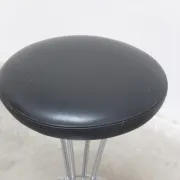 Danish modern pair of bar stools by Piet Hein for Fritz Hansen, 1960s