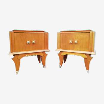 Pair of 1940s bedside tables
