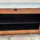 Oak counter top zinc bar bistro estaminet