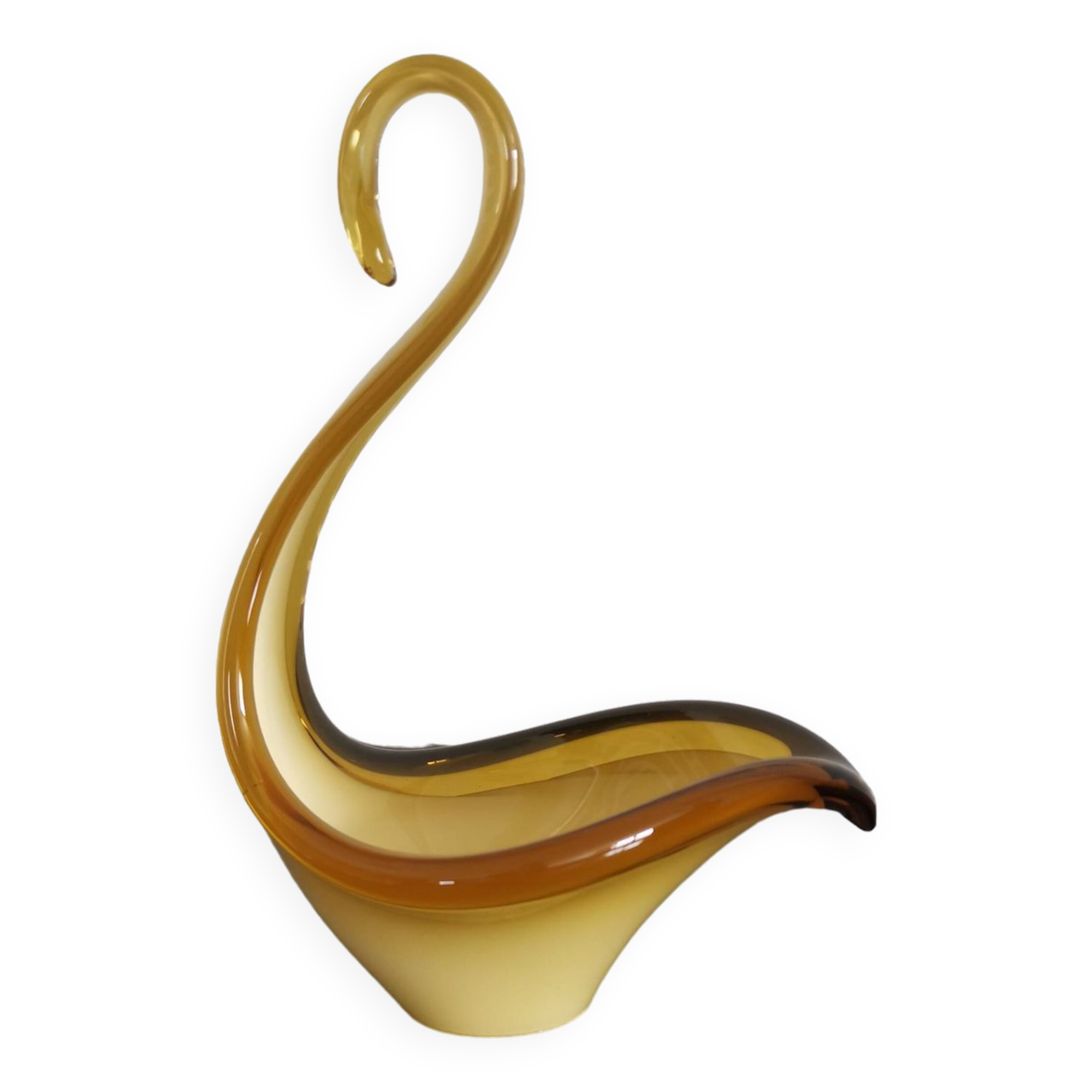 Swan pocket tray in Murano glass