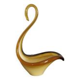Vide poche cygne en verre Murano