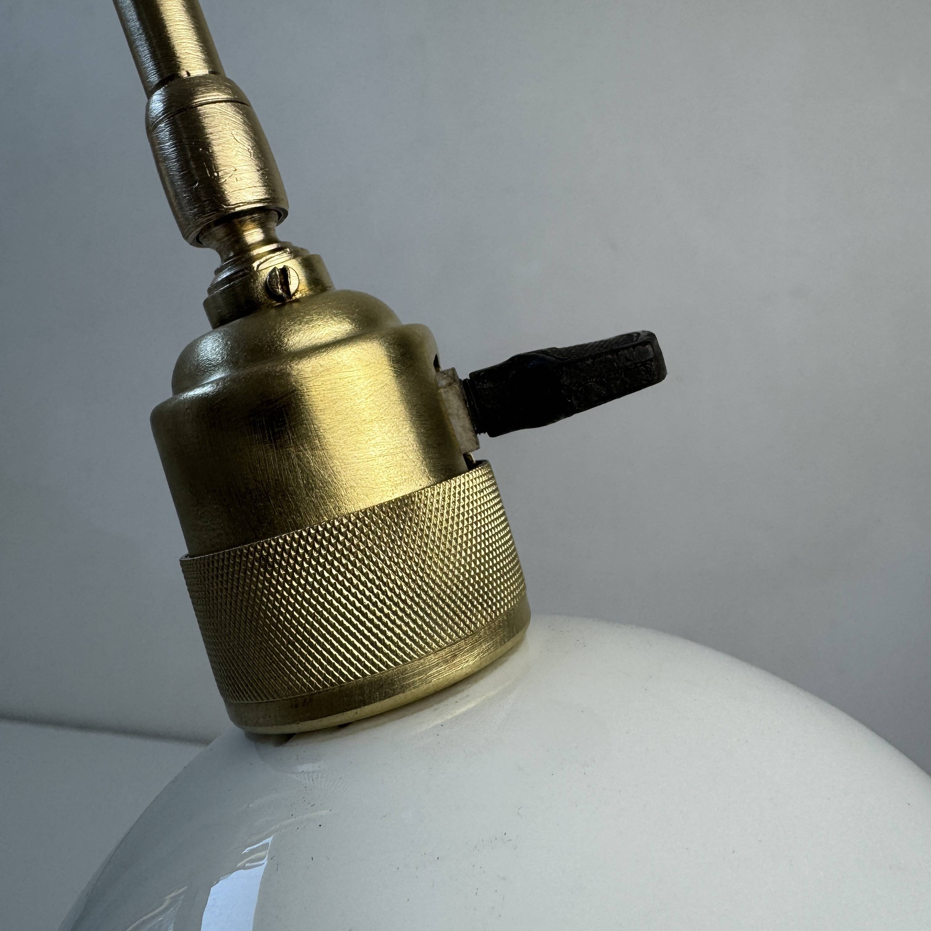 Old vintage up and down desk lamp