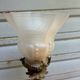 Antique, rare and important gas chandelier from the Napoléon III period and style, weighing 4.8 kg.
