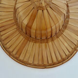 Hat, colonial helmet in bamboo 70s