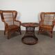 Rattan lounge