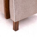 A pair of Art Deco armchairs designed by J. Halabala from the 1930s, Czechoslovakia. After renovation.