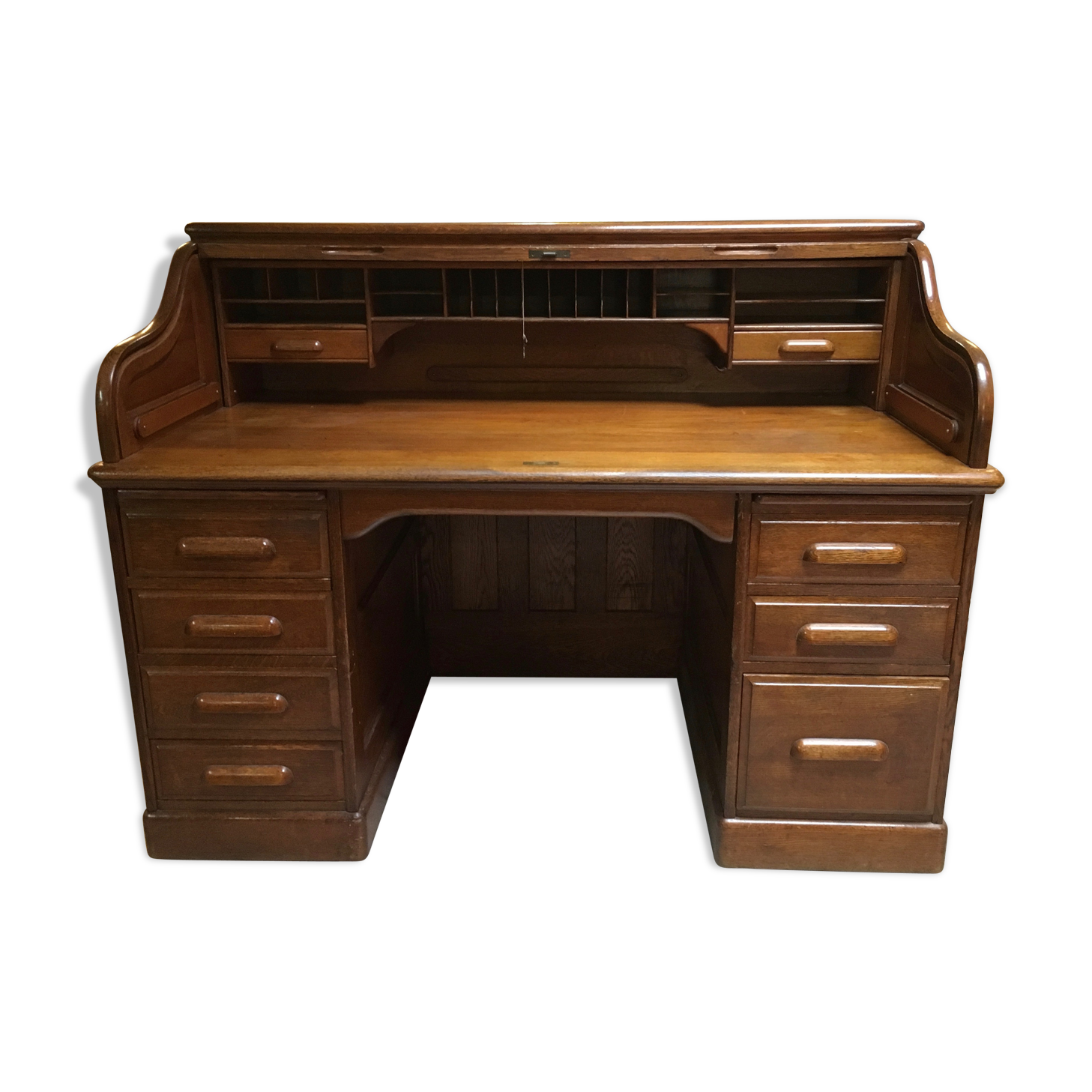 American oak desk