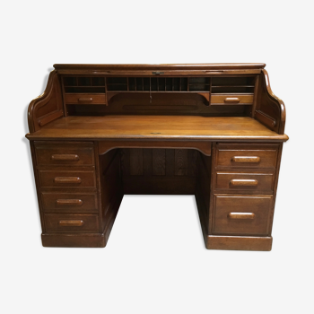 American oak desk