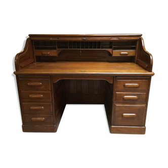 American oak desk