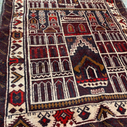 Tapis afghan Baluch vintage 140x86cm
