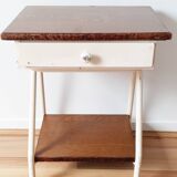 Bedside table, boarding school bedside table, night table