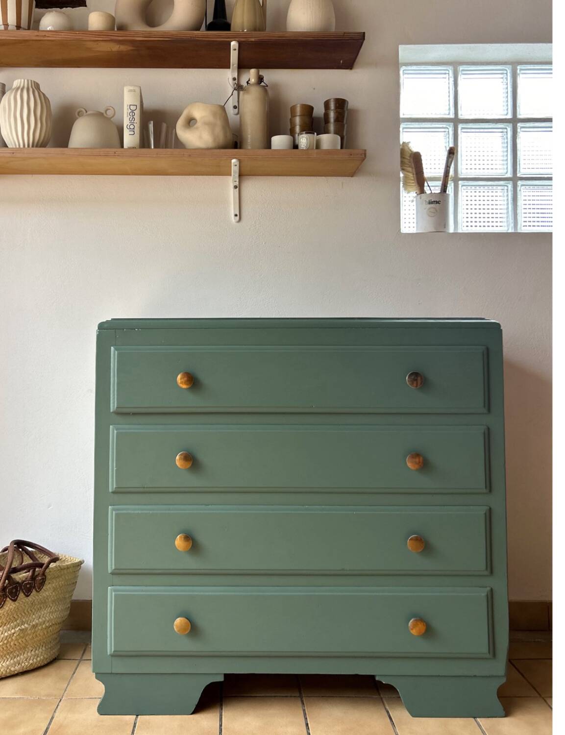 Renovated vintage chest of drawers
