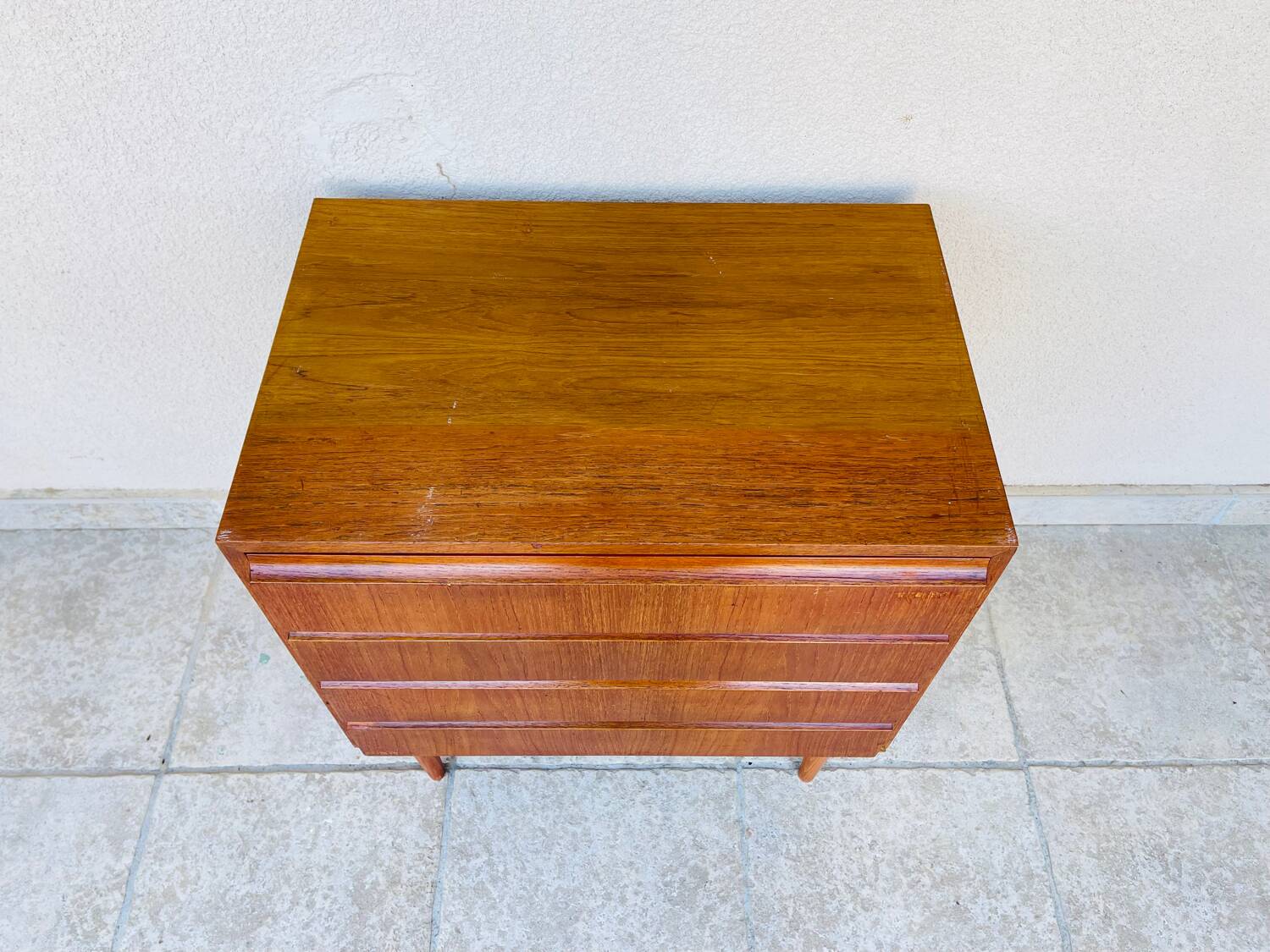 Scandinavian teak chest of drawers