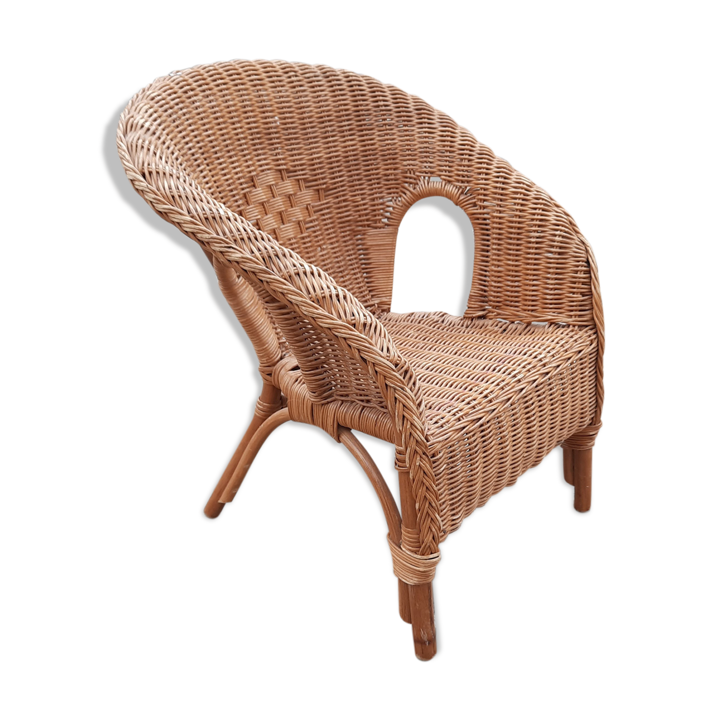 Child rattan chair