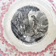 11 old plates hb choisy le roi in earthenware: joan of arc