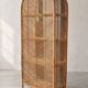 Large woven bamboo shelf