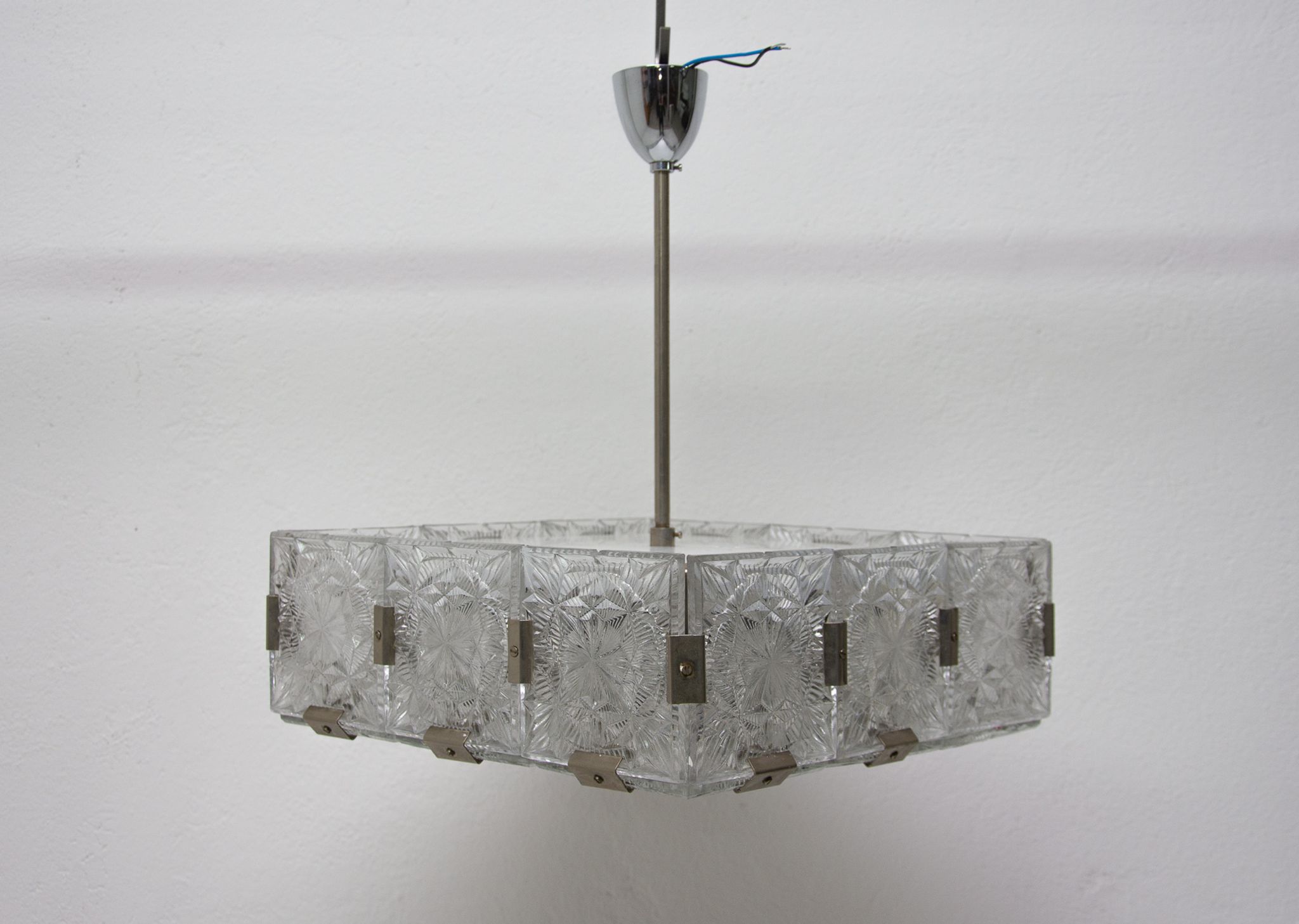 Hanging lamp by Kamenický Šenov, 1970