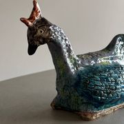 Sculpture décorative en céramique émaillée – Tasiaux, Huy