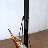 Vistosi Mid-Century Modern "Incamiciato" Murano Glass Italian Floor Lamp,50