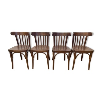 4 bentwood bistro chairs – Baumann style