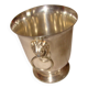silver-plated ice bucket "with lion heads" from the 1970s