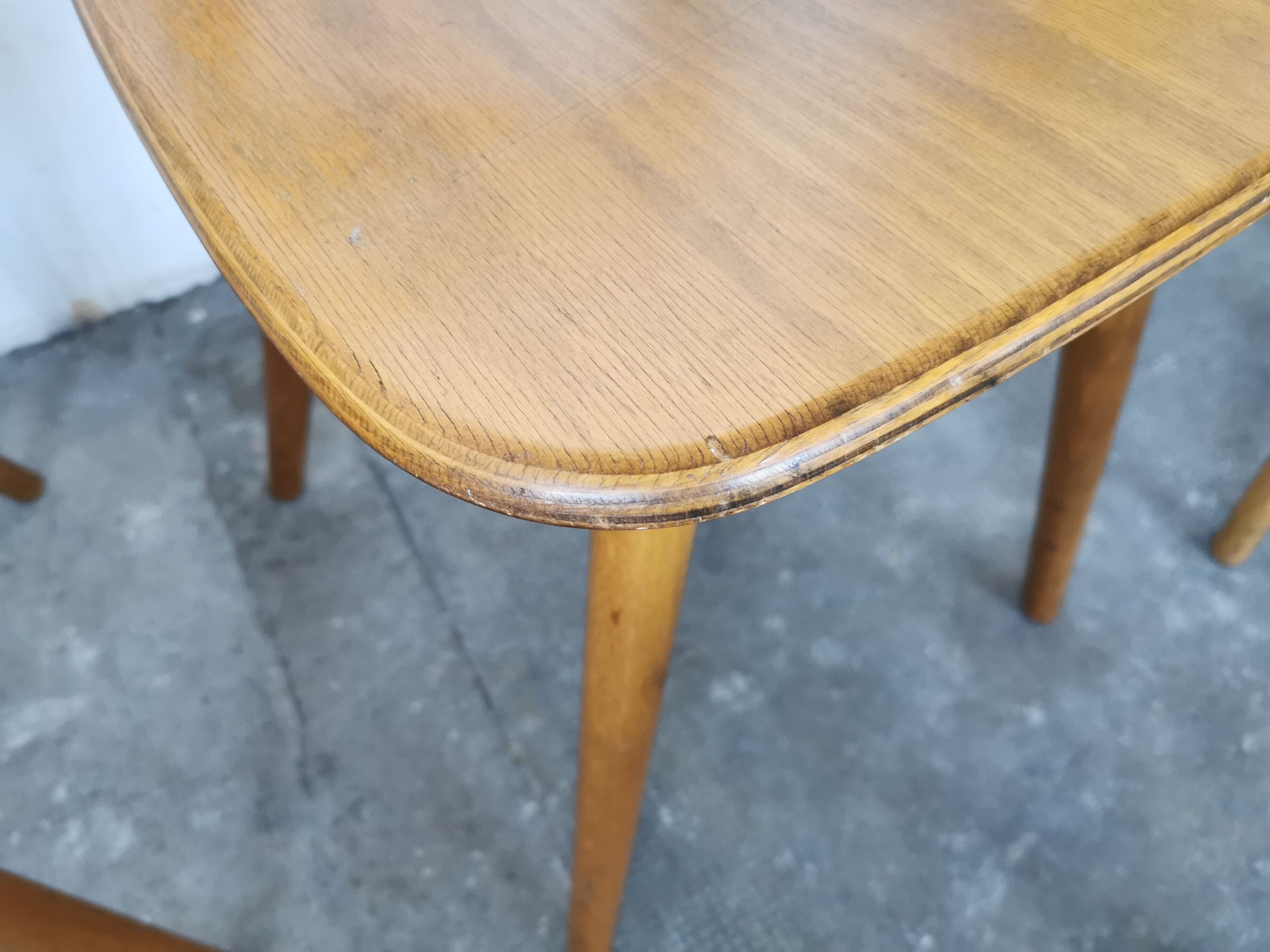 Set of 6 vintage chairs 1960 bistro