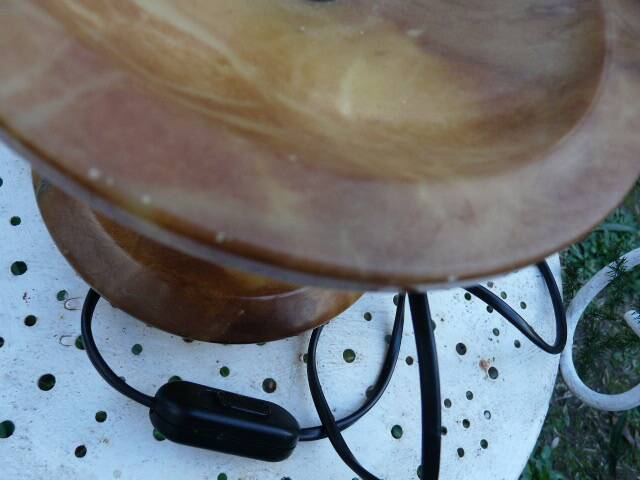 Alabaster table lamp