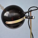 Mid Century Lamp Halo Leuchte Ball Eye - Space Age Black  - Germany Made