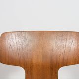 Model 3103 Dining Chairs by Arne Jacobsen for Fritz Hansen, 1970s, Set of 4