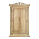 Antique Indian double-leaf door in carved solid wood