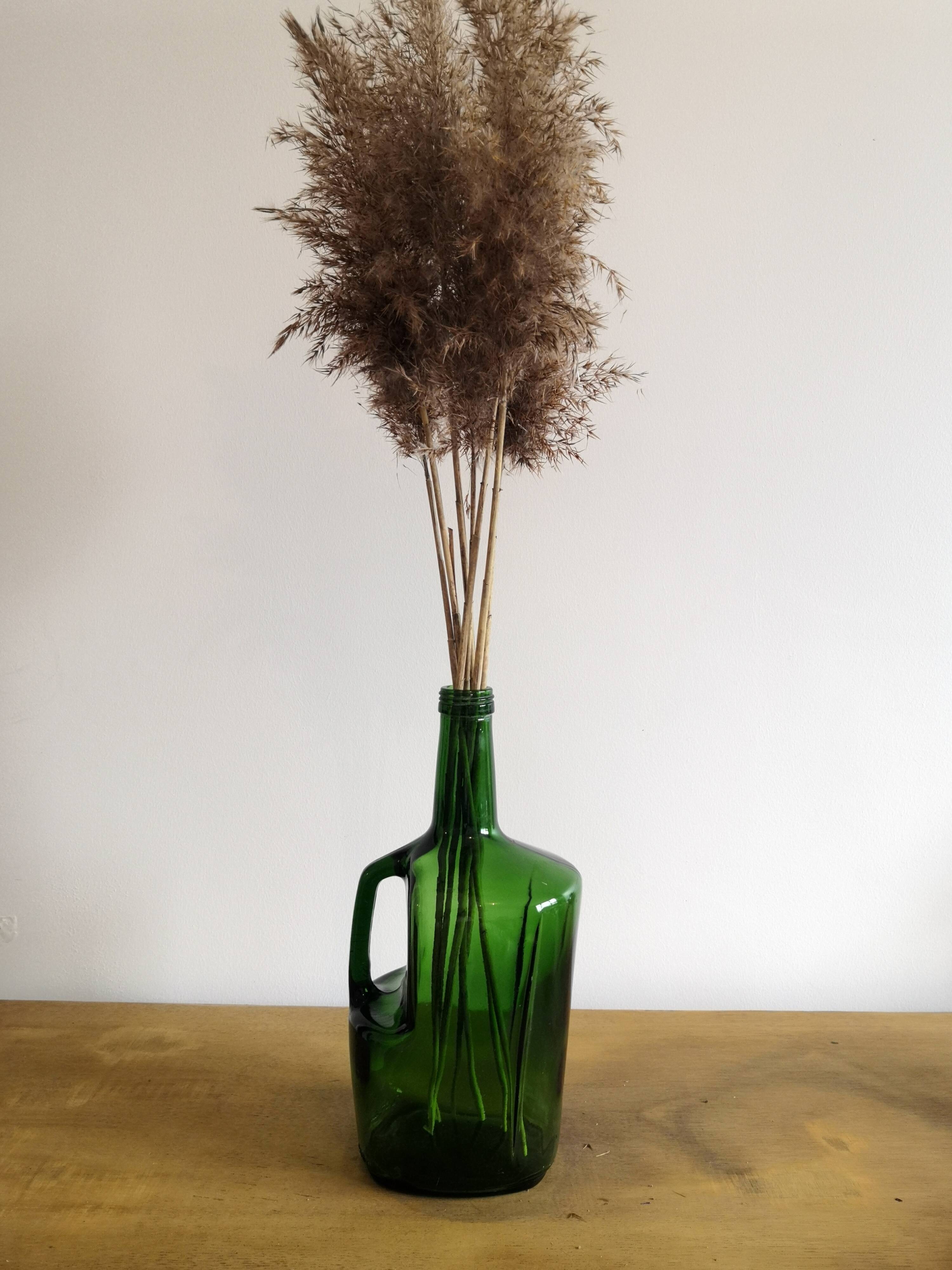 Dame Jeanne en verre verte