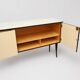 Italian vintage design sideboard with glass top – in the style of Vittorio Dassi