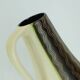 Mid century ceramic vase jug vase model no. 232 beige green brown wave pattern 1950s