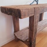 Rustic carpenter's workbench