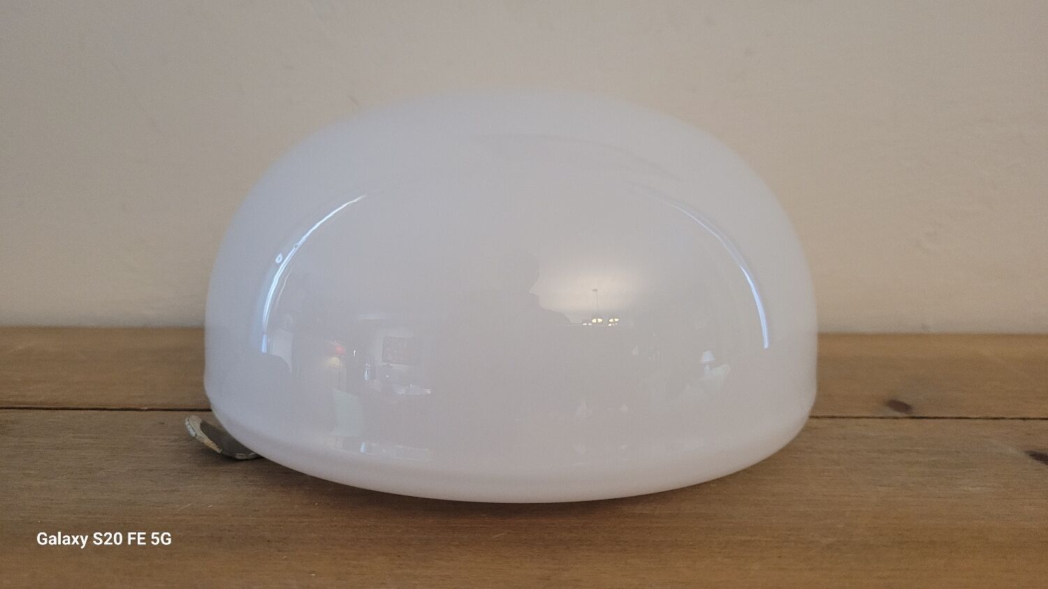 Opaline wall/ceiling light 60's