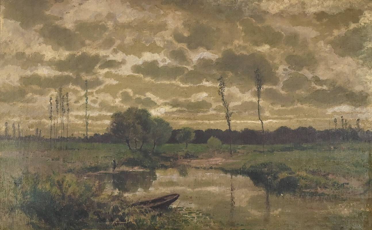 Oil on canvas, signed Cheret – Mid 19th century