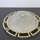 Grand Sputnik ceiling light in brass, Stilnovo style, 1970s.