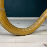 Vintage bamboo coffee table, Italy, 1960s