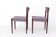 Vintage Dining Chairs Set of 2, Germany 1960s, Dark Stained Beech Wood