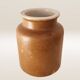 Set of five stoneware mustard pots