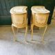 Pair of bedsides modele kidney