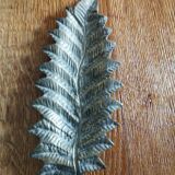 Empty vintage fern pocket heavy metal