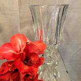 Crystal vase cut st louis model florida