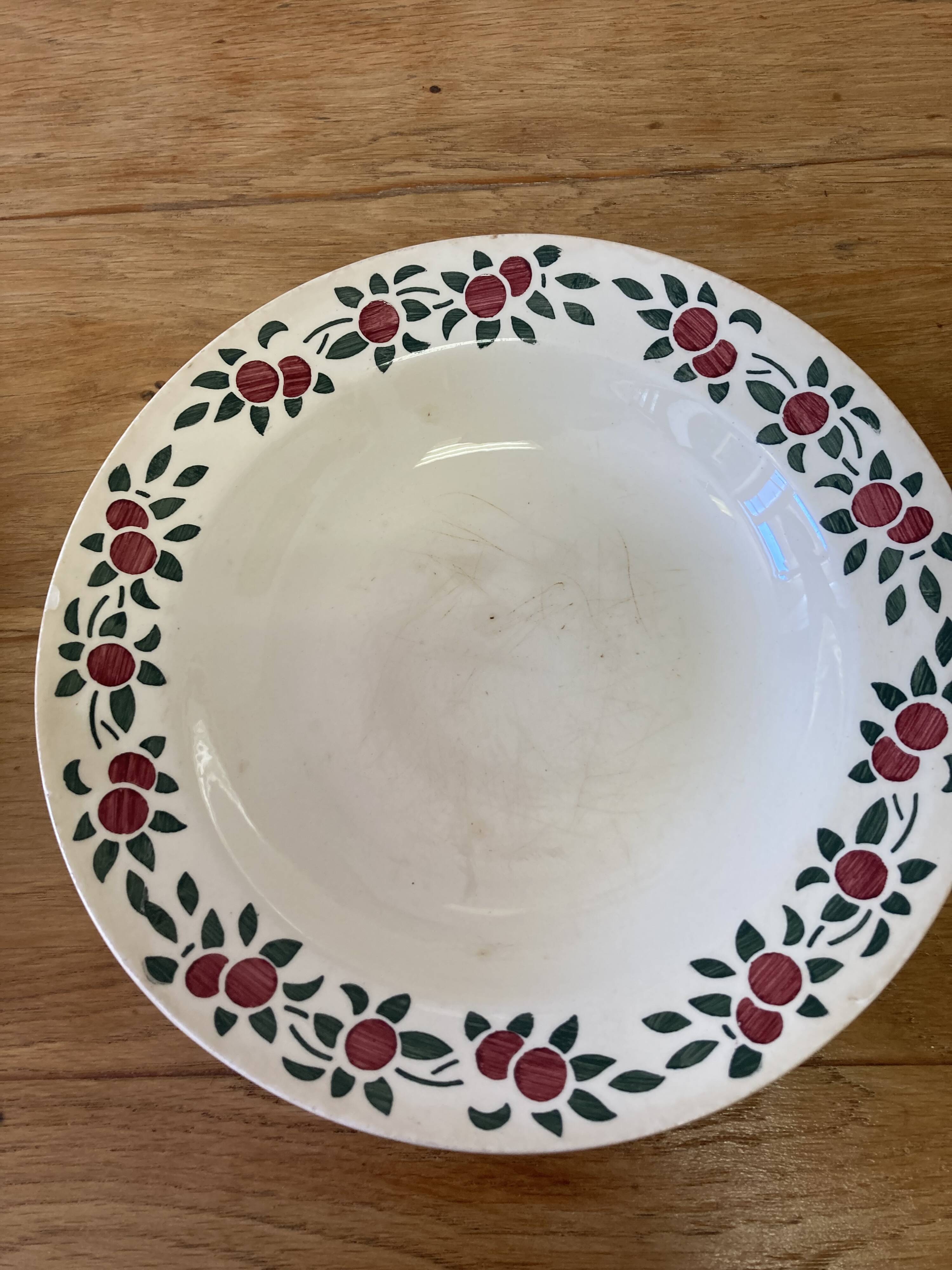 Vintage Montereau plates