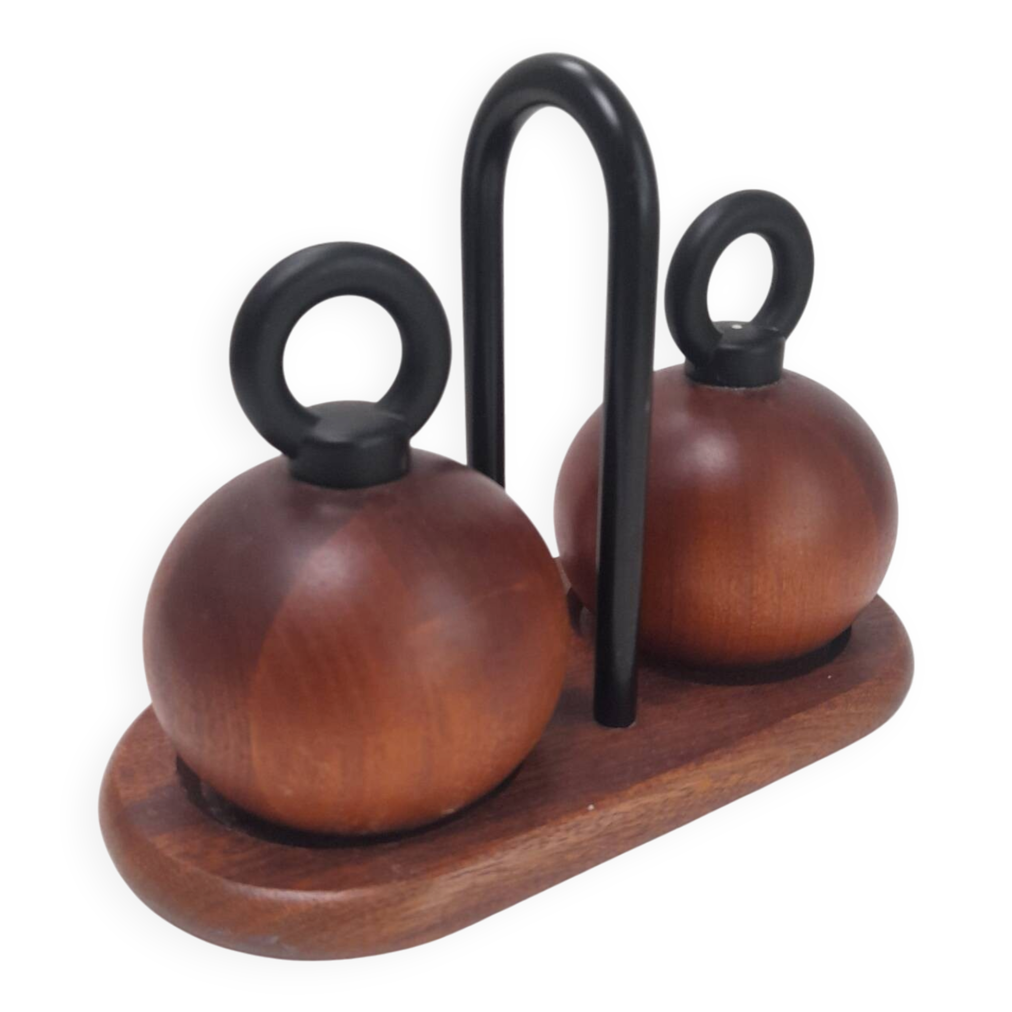 Pair of Richard Nissen Bodum salt and pepper mills.