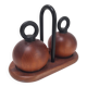 Pair of Richard Nissen Bodum salt and pepper mills.