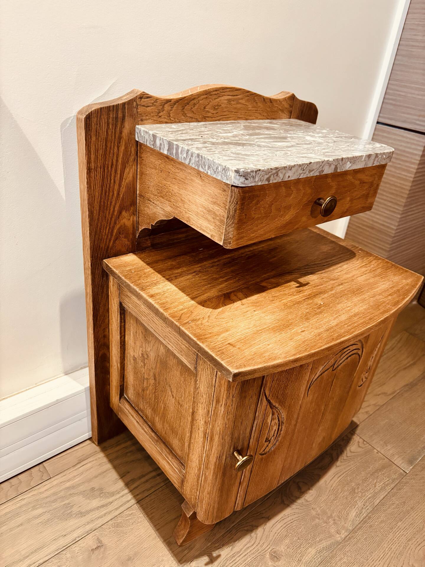 Antique Art Deco bedside table